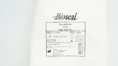 Bioseal 7173/50 Gauze Fluffs 12 Ply 8/pk 50pk/Cs (x)